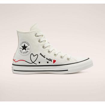 Scarpe Converse Chuck Taylor All Star Made With Love - Sneakers Uomo Bianche, Italia IT 196B